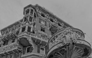 A weird building, Genoa, Italy