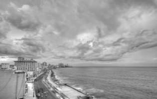 Vista de la Habana y el océano atlántico