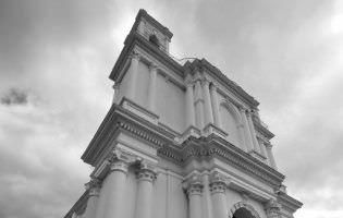 Templo de Santa Lucia en San Cristóbal de las Casas, Chiapas, México