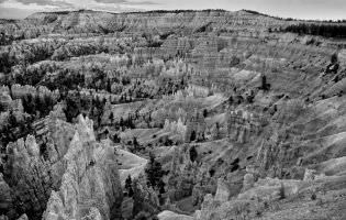 Sunset on Brice Canyon, USA